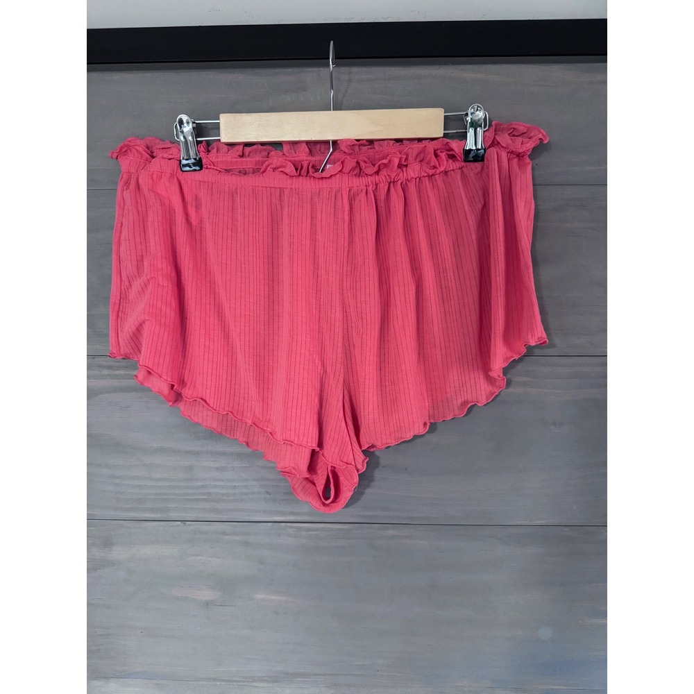 Anthropologie Sleep Lounge‎ Shorts  Scallop Size Large